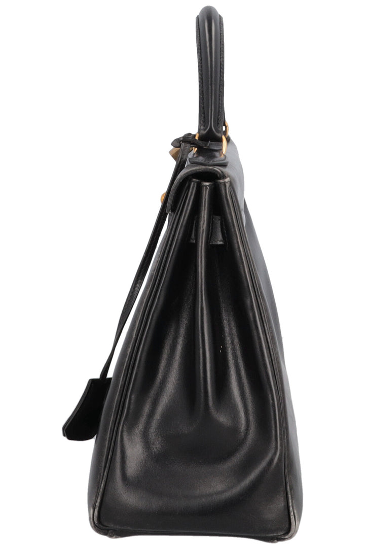 HERMÈS Vintage Kelly 32 Box Black