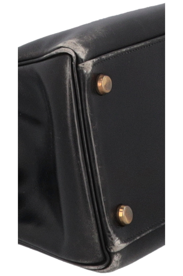 HERMÈS Vintage Kelly 32 Box Black