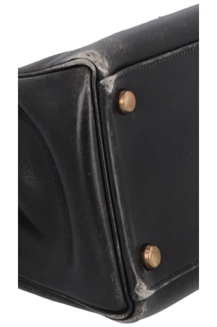 HERMÈS Vintage Kelly 32 Box Black