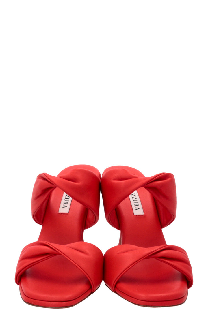 AQUAZZURA Twist Sandal Heels 95 Strawberry