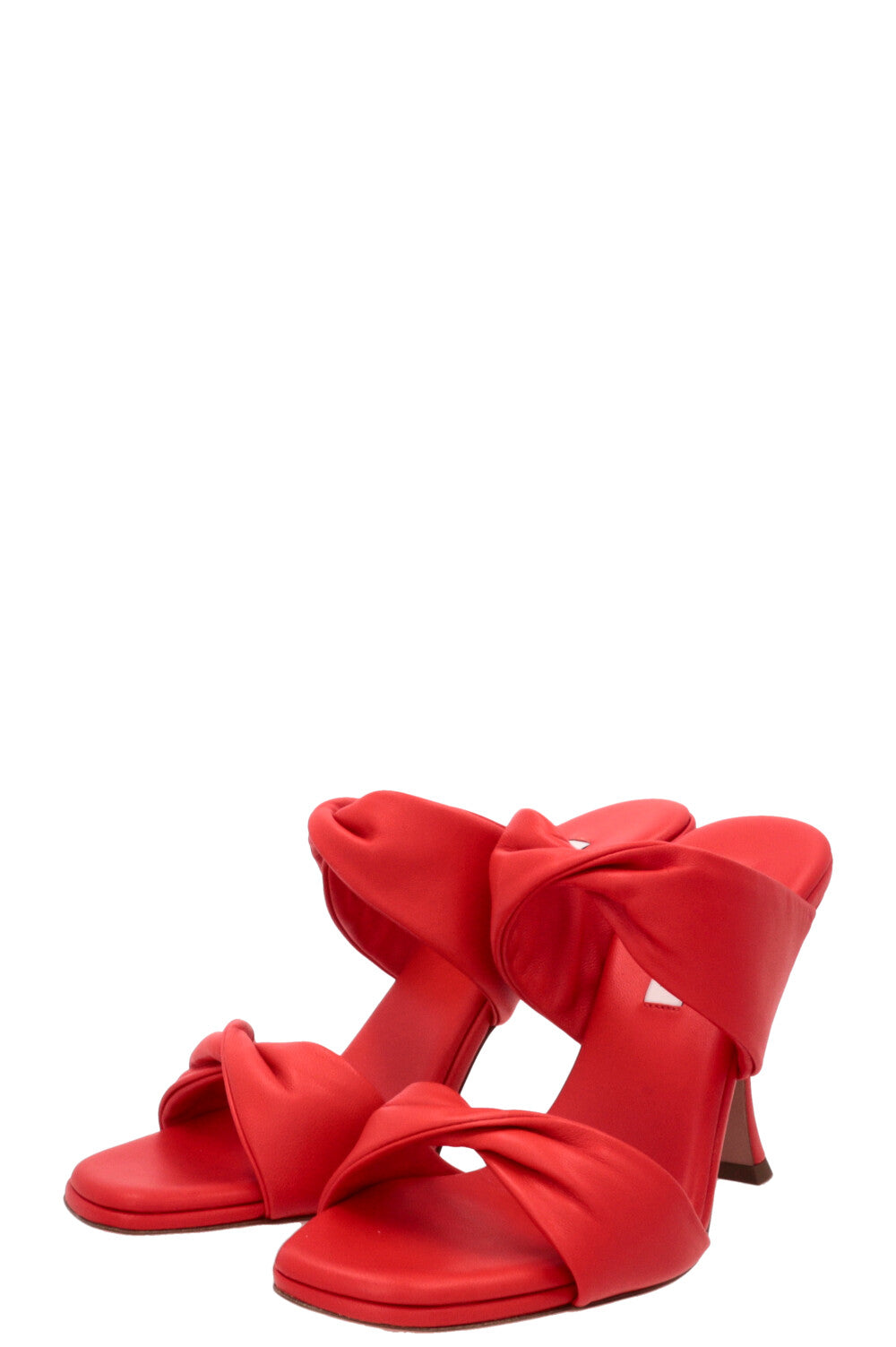 AQUAZZURA Twist Sandal Heels 95 Strawberry