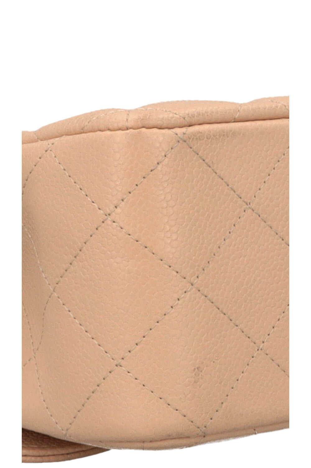 CHANEL Large Double Flap Bag Caviar Beige