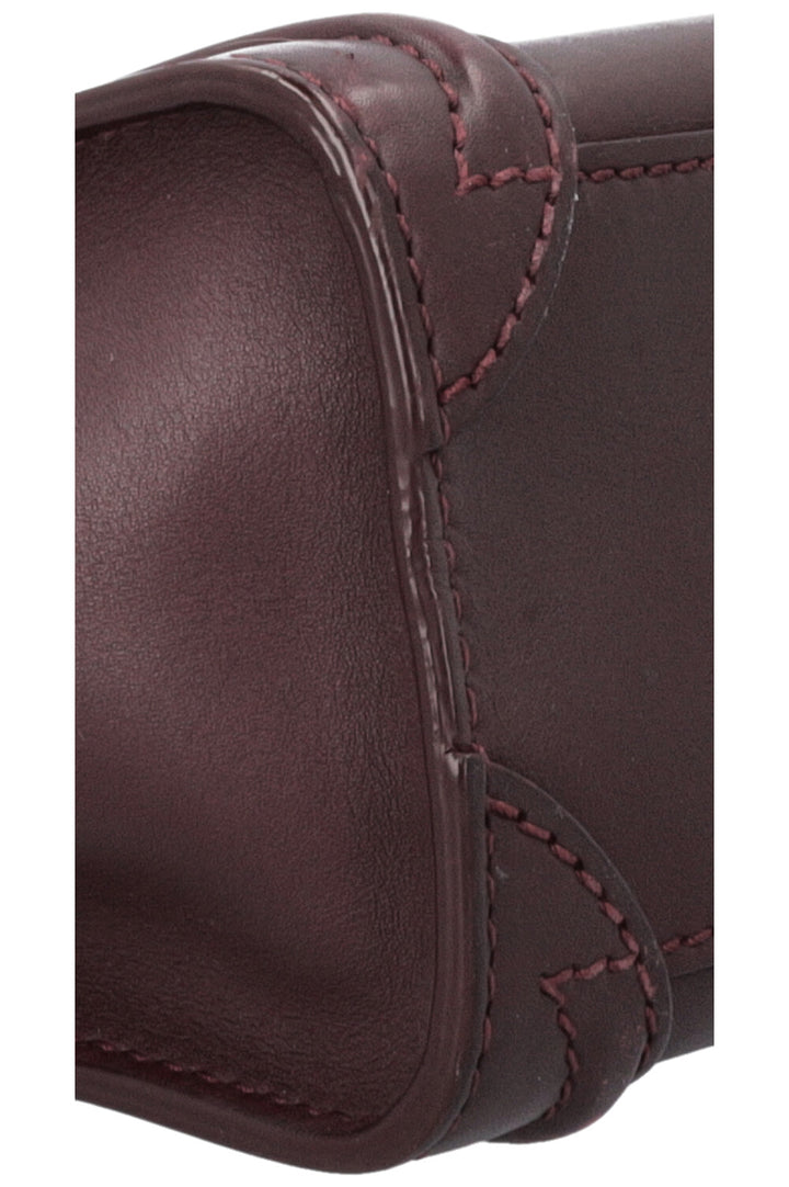 CÉLINE Nano Luggage Crossbody Bag Bordeaux