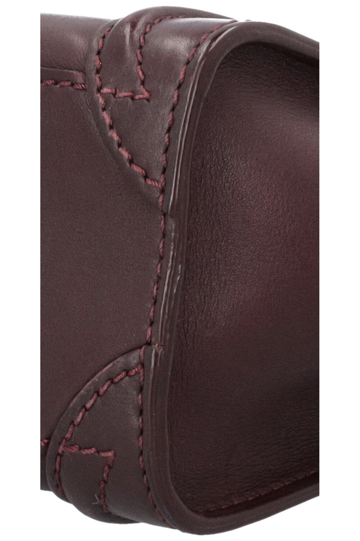 CÉLINE Nano Luggage Crossbody Bag Bordeaux