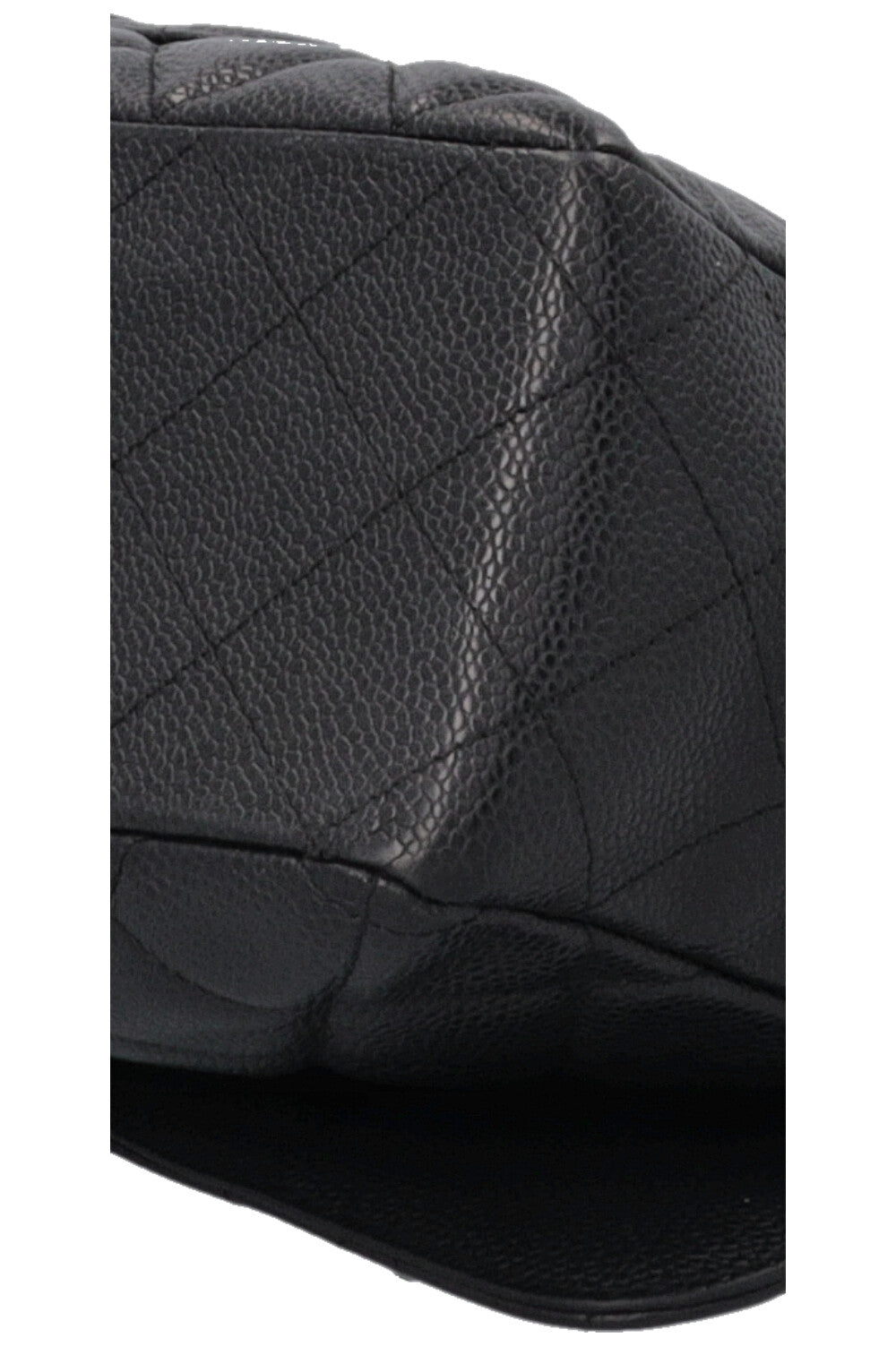 CHANEL Single Flap Bag Caviar Black