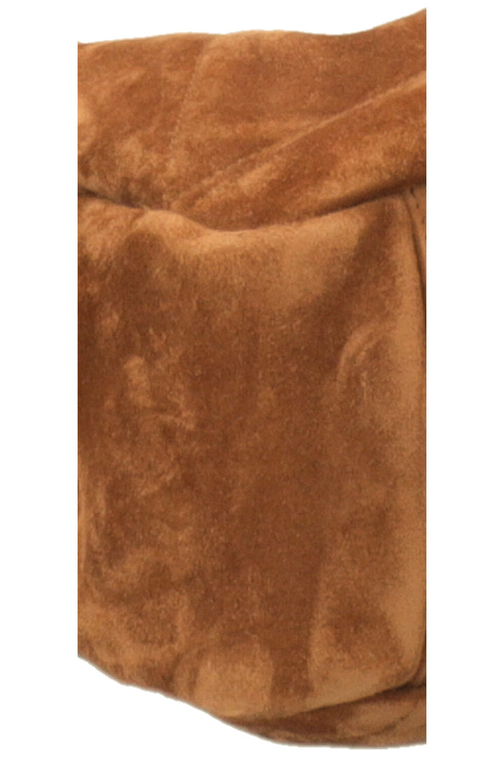SAINT LAURENT Sac bandoulière Jamie en daim Cognac