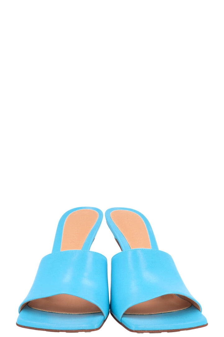 BOTTEGA VENETA Stretch Mules Leather Blue
