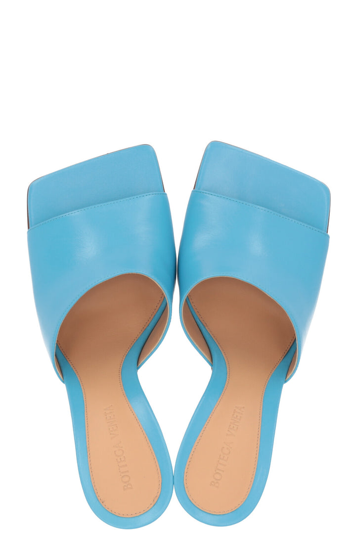 BOTTEGA VENETA Stretch Mules Leather Blue