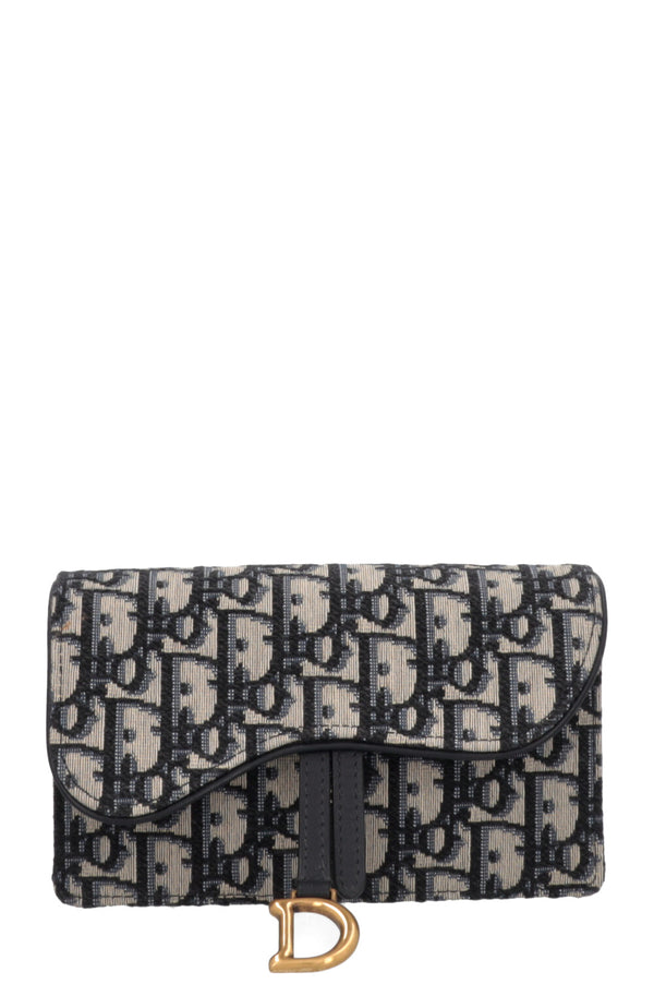 CHRISTIAN DIOR Pochette Ceinture Saddle Toile Oblique