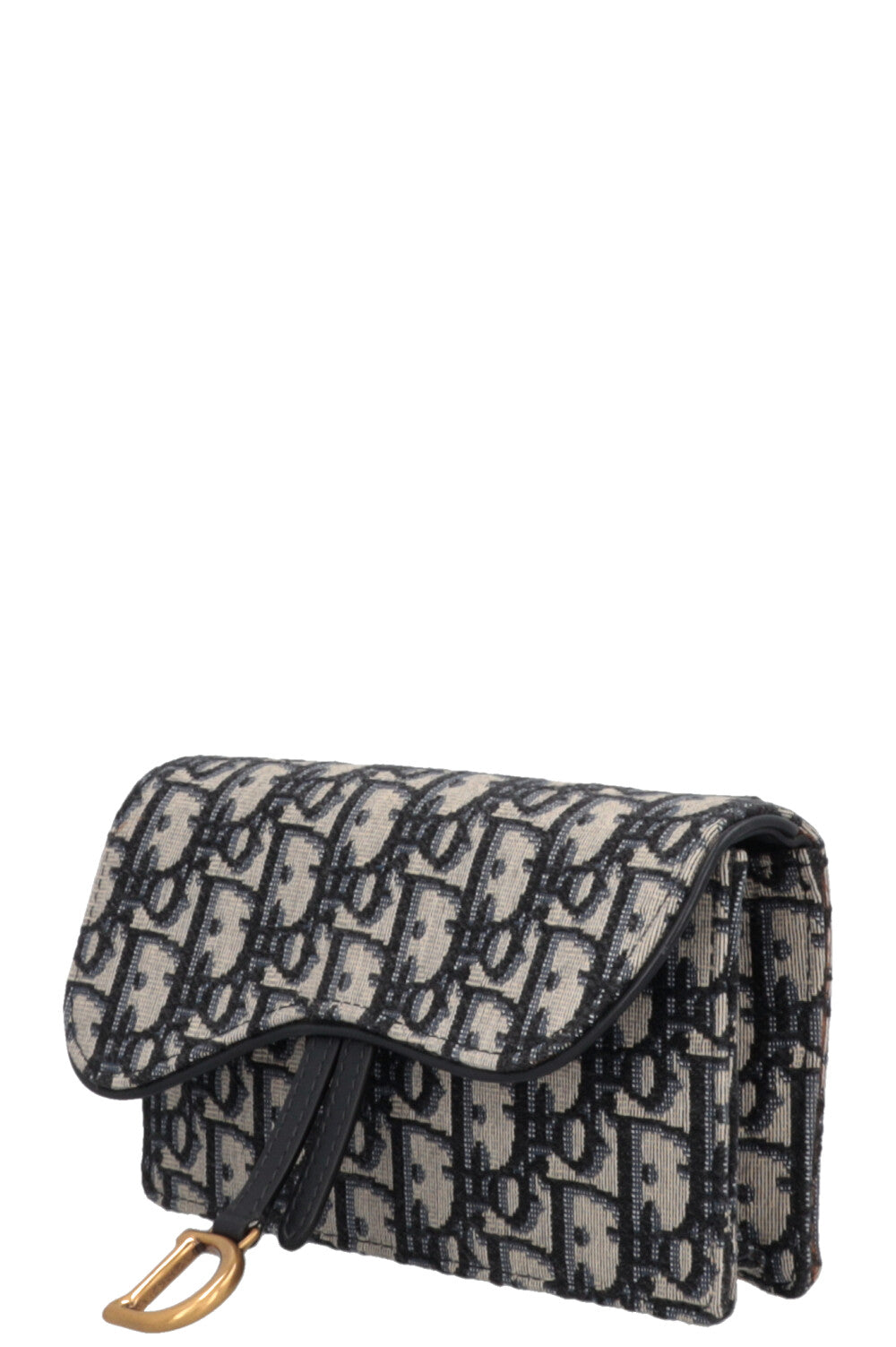 CHRISTIAN DIOR Saddle Belt Pouch Oblique Canvas