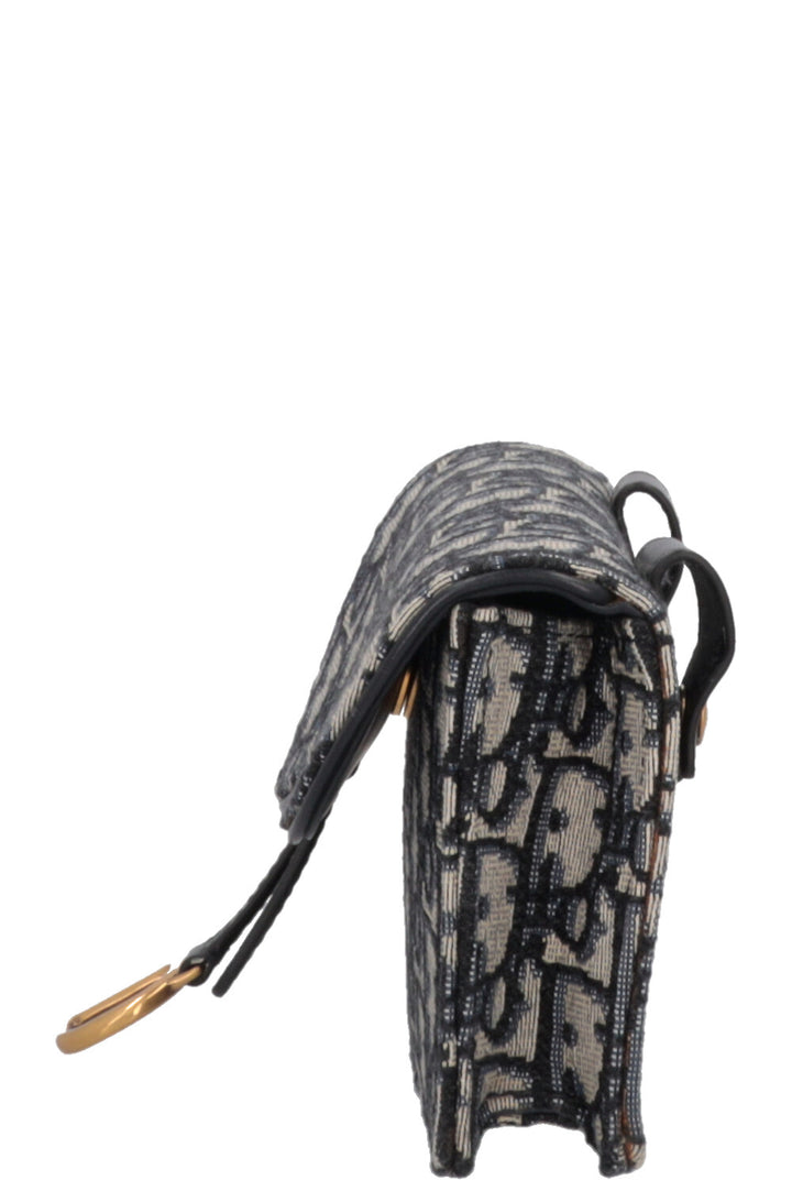 CHRISTIAN DIOR Saddle Belt Pouch Oblique Canvas