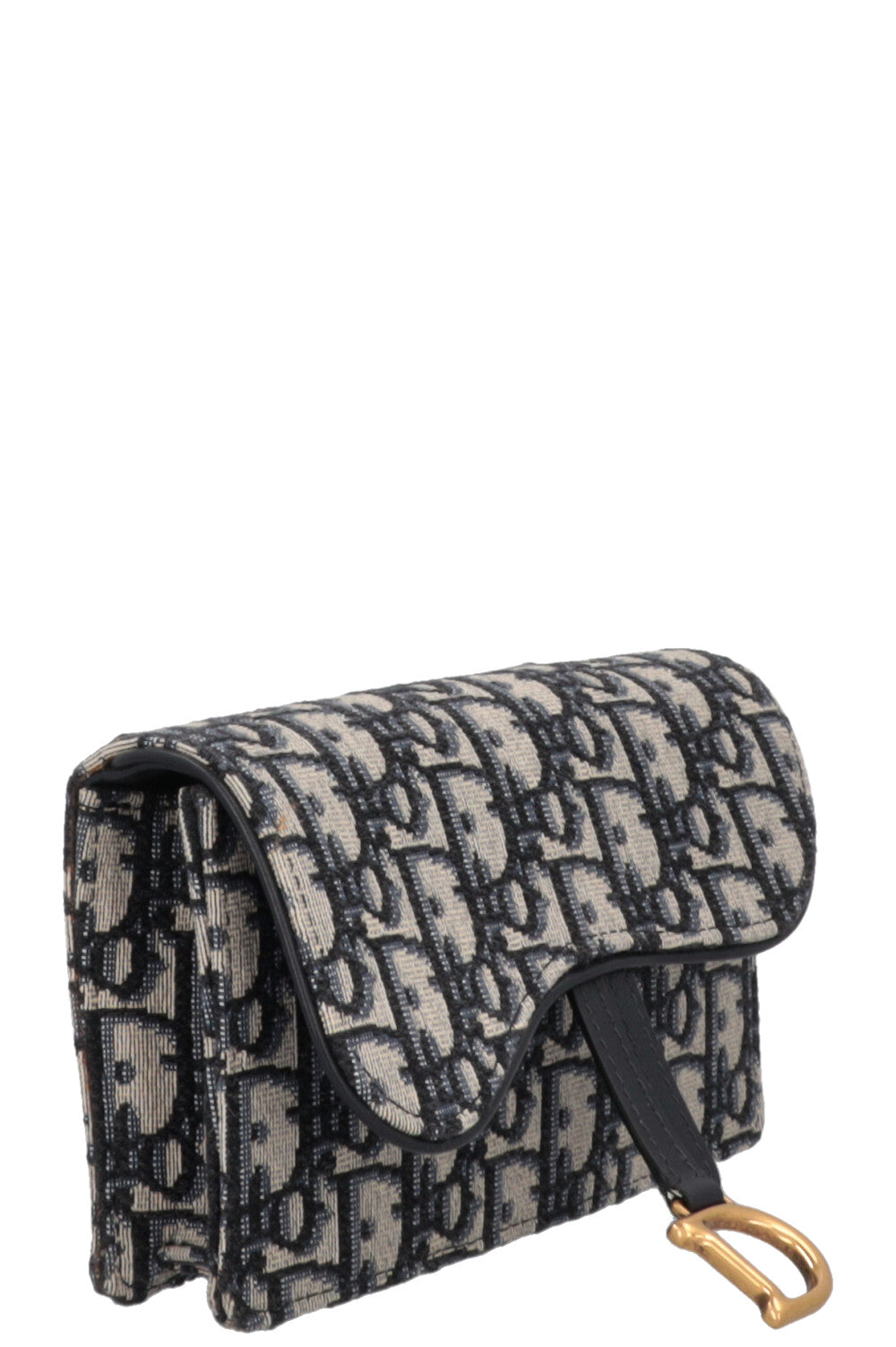 CHRISTIAN DIOR Saddle Belt Pouch Oblique Canvas