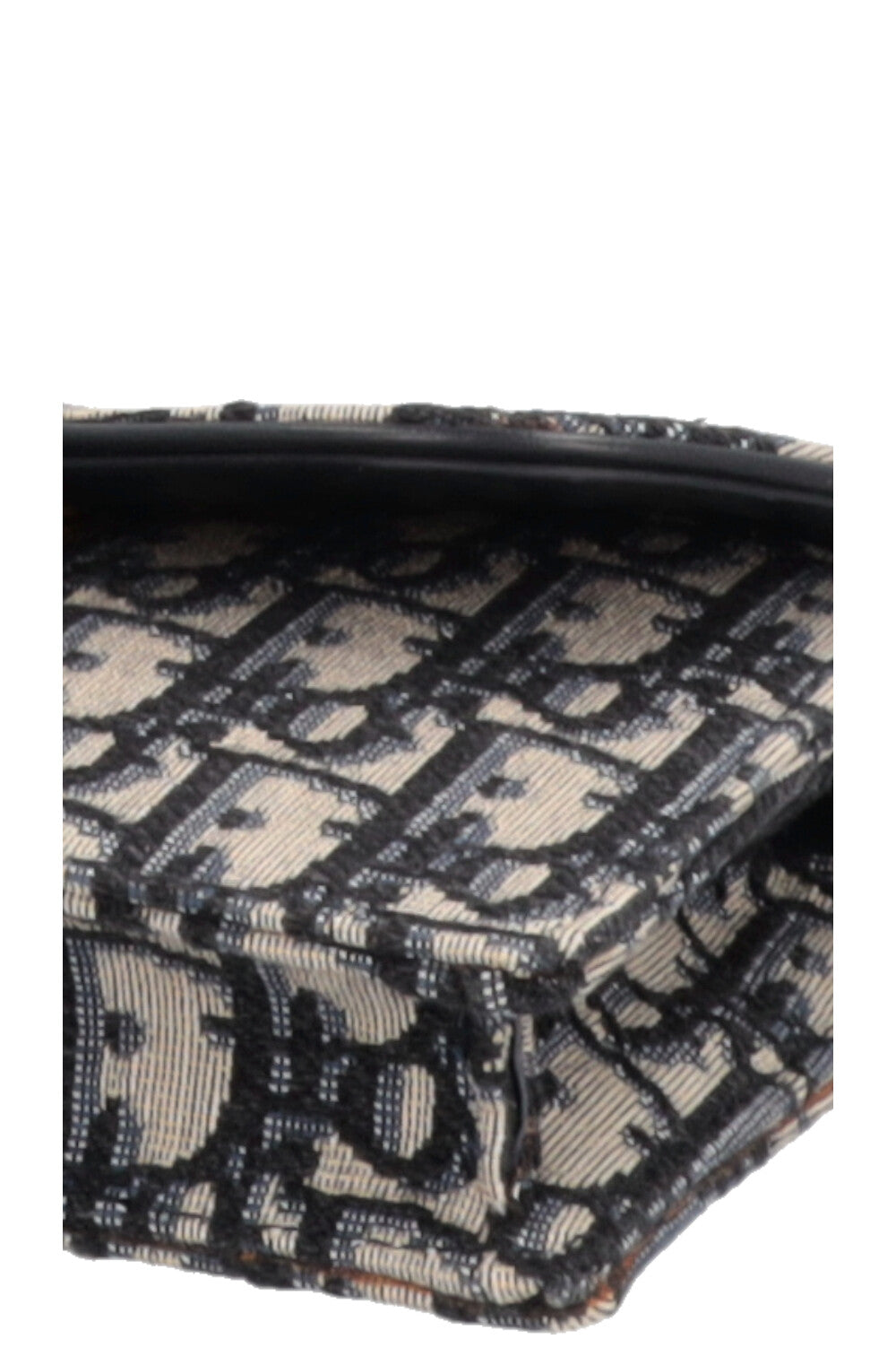 CHRISTIAN DIOR Saddle Belt Pouch Oblique Canvas