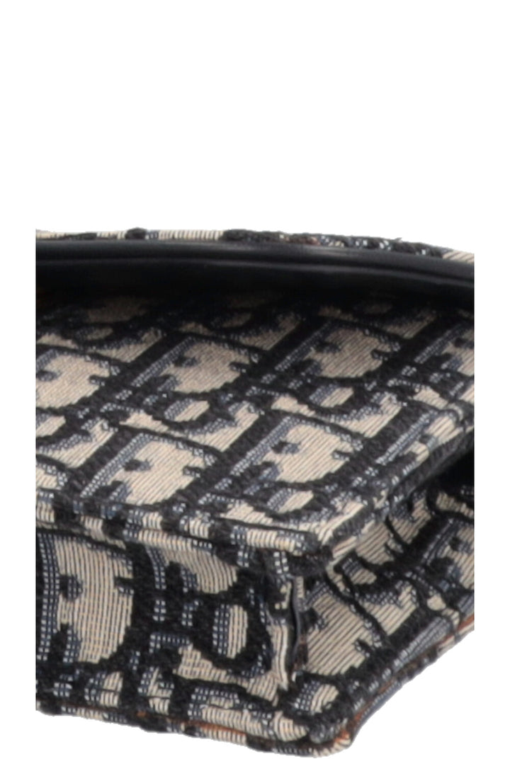CHRISTIAN DIOR Saddle Belt Pouch Oblique Canvas