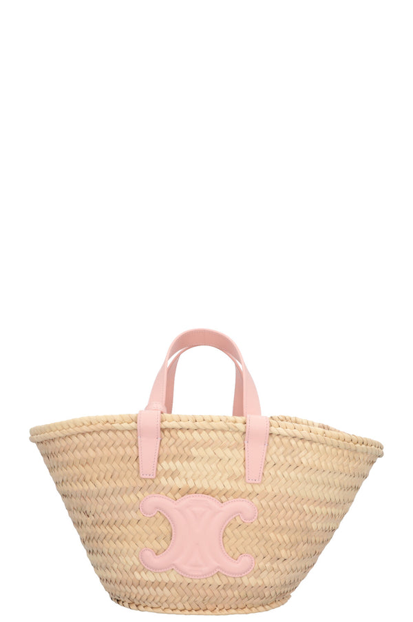 CELINE Teen Raffia Bag Rose