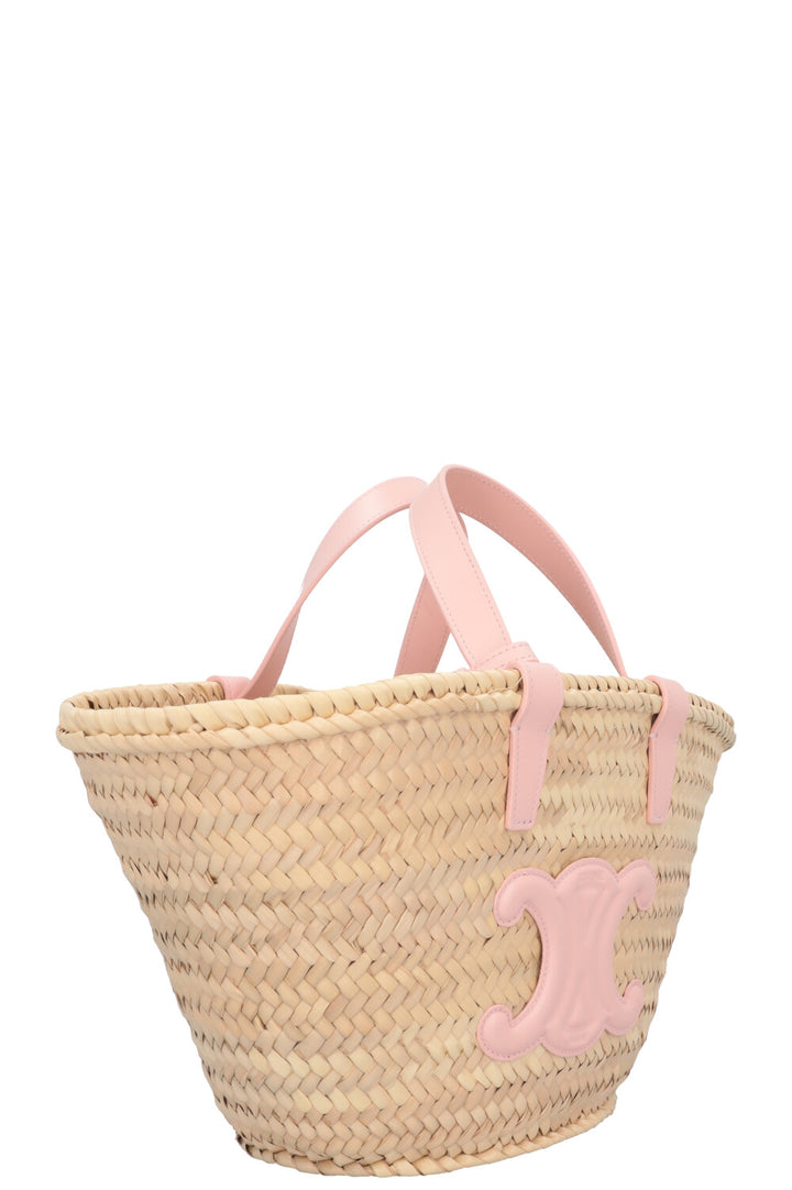 CELINE Teen Raffia Bag Rose