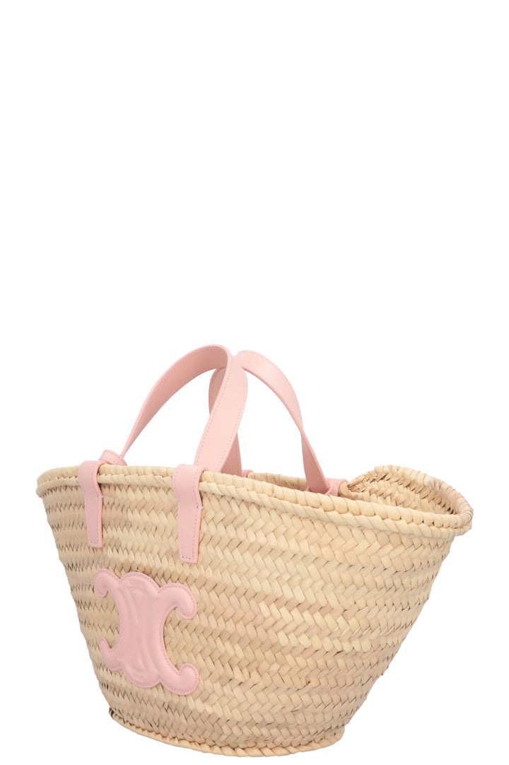 CELINE Teen Raffia Bag Rose