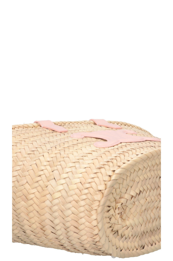 CELINE Teen Raffia Bag Rose