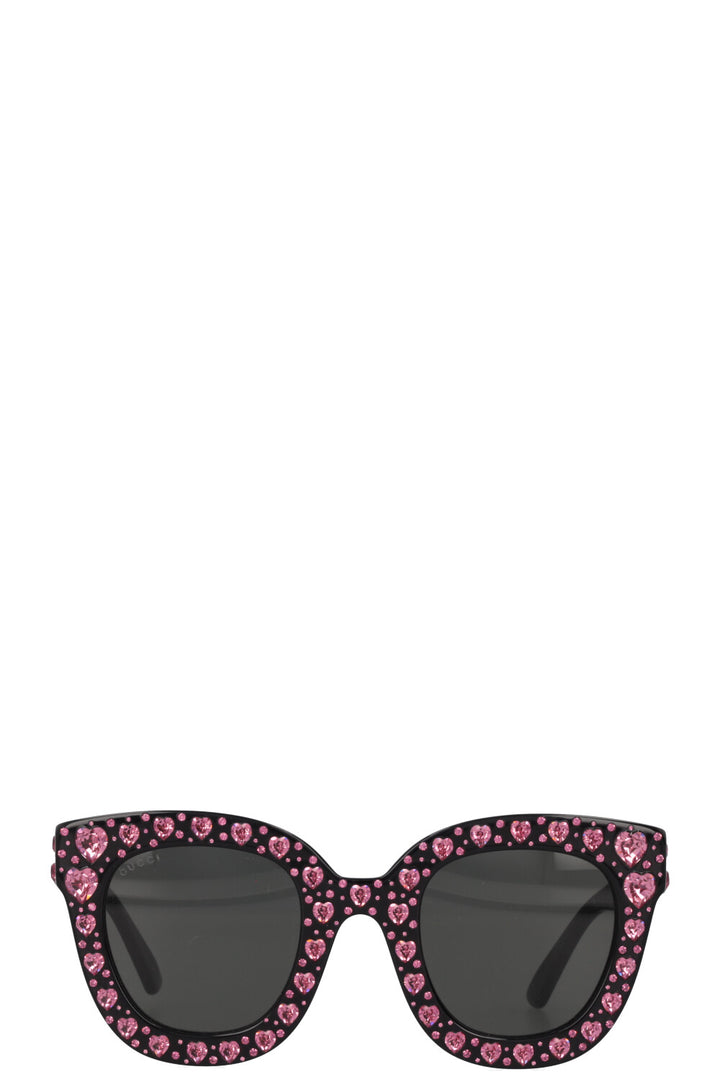 GUCCI Heart GG0116S Sunglasses Black