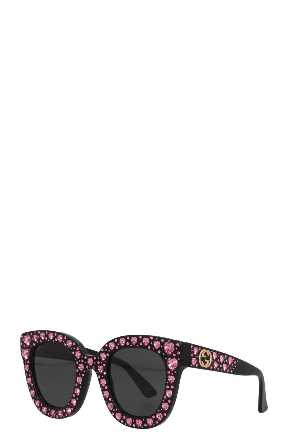 GUCCI Heart GG0116S Sunglasses Black