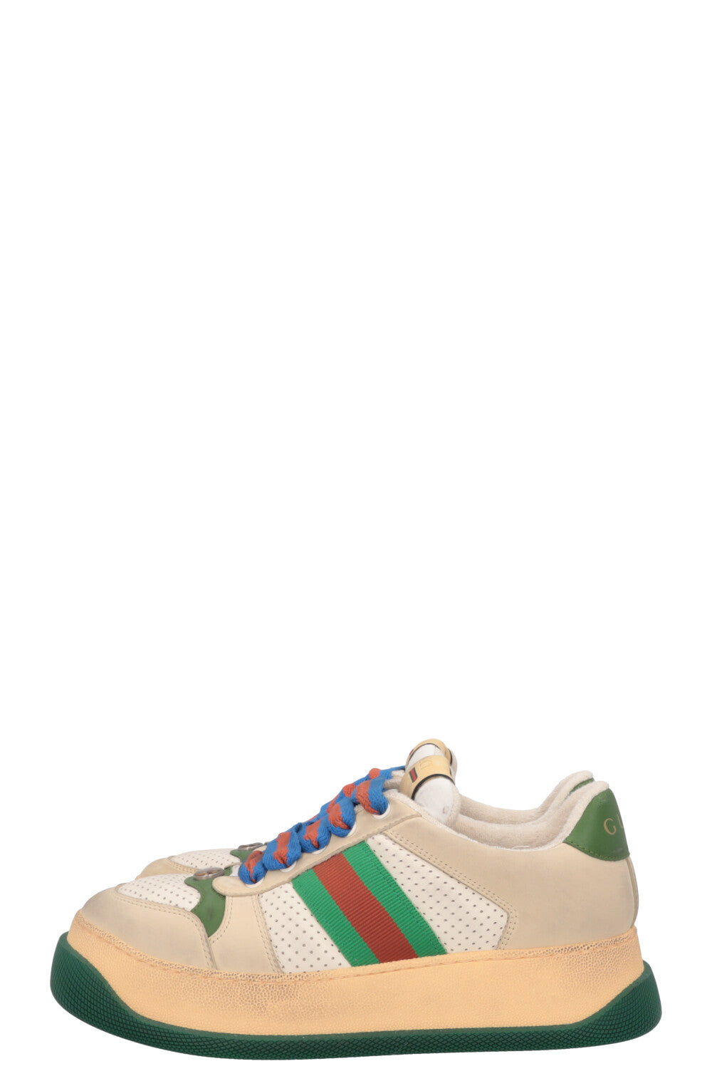 GUCCI GG Screener Sneakers Green Ivory
