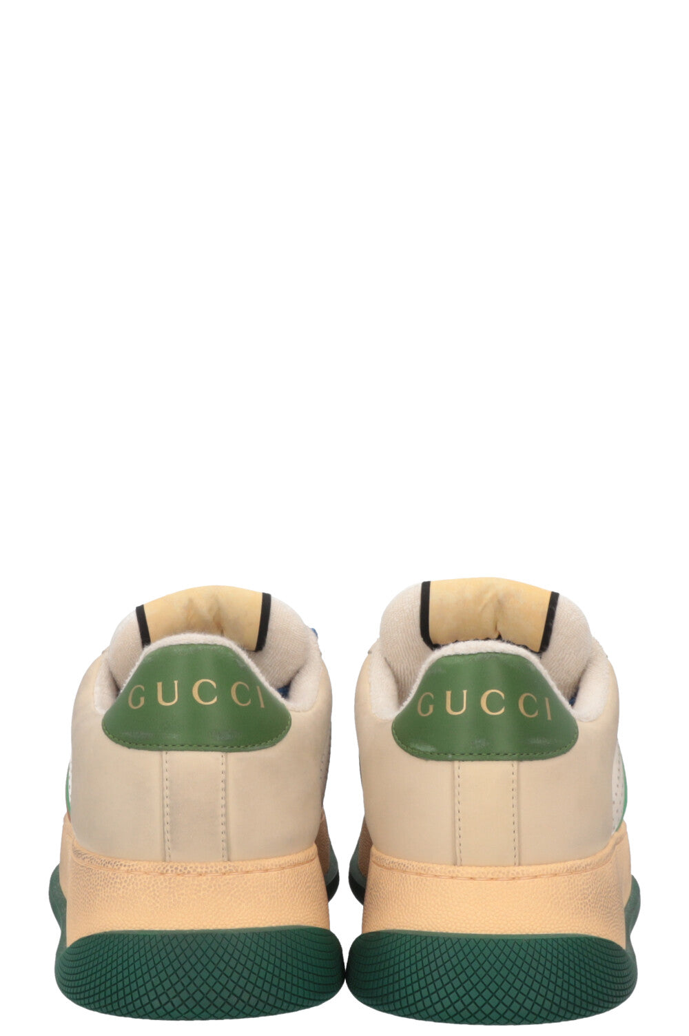 GUCCI GG Screener Sneakers Green Ivory
