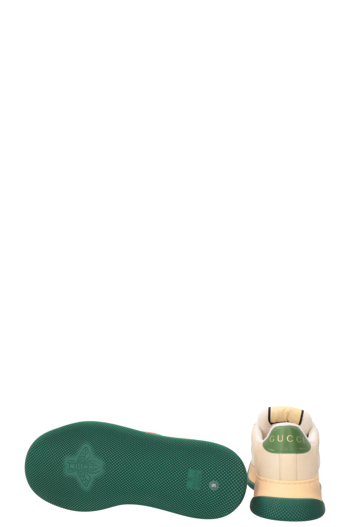 GUCCI GG Screener Sneakers Green Ivory