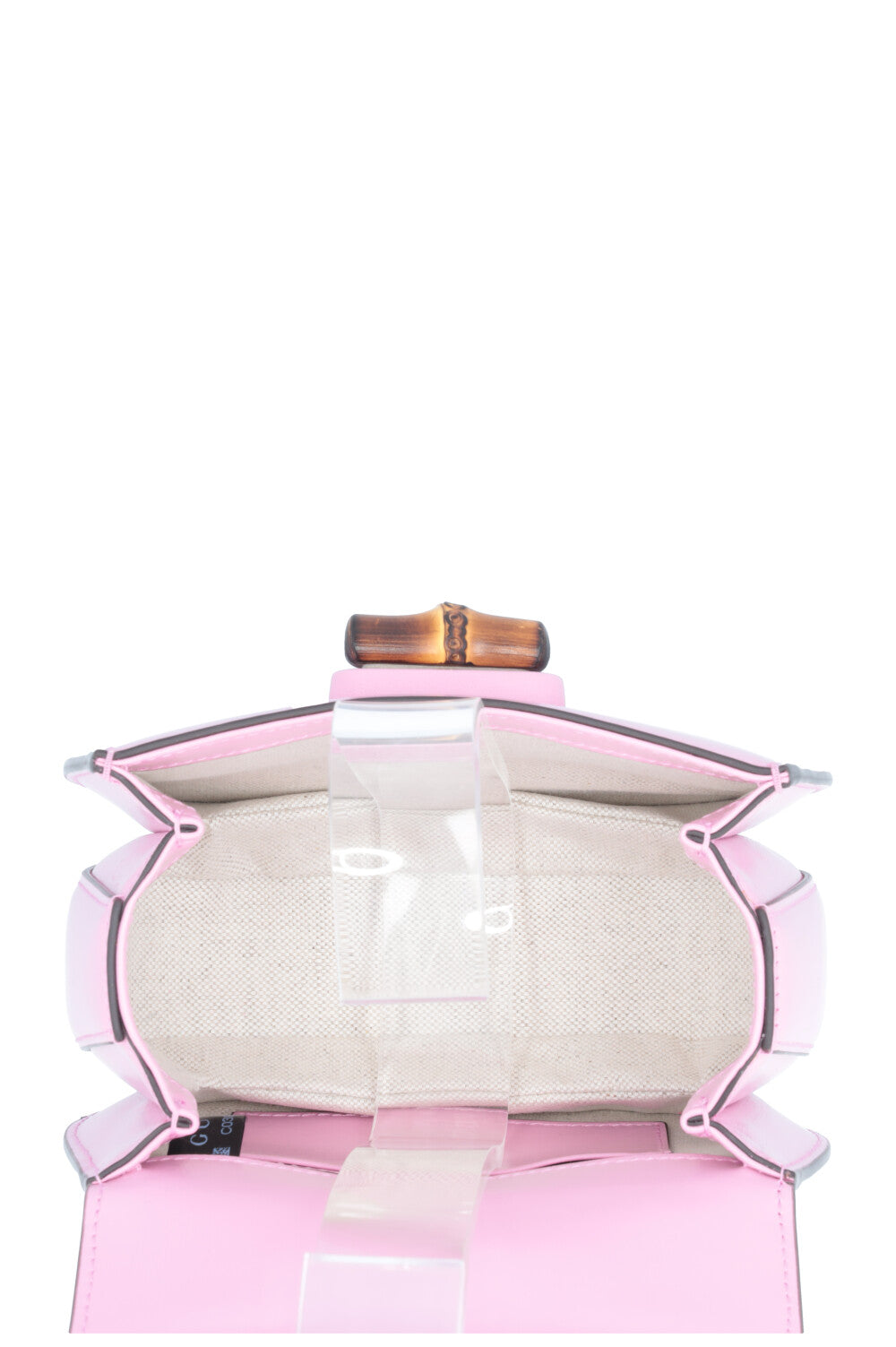 GUCCI 1947 Bamboo Mini Top Handle Bag Pink