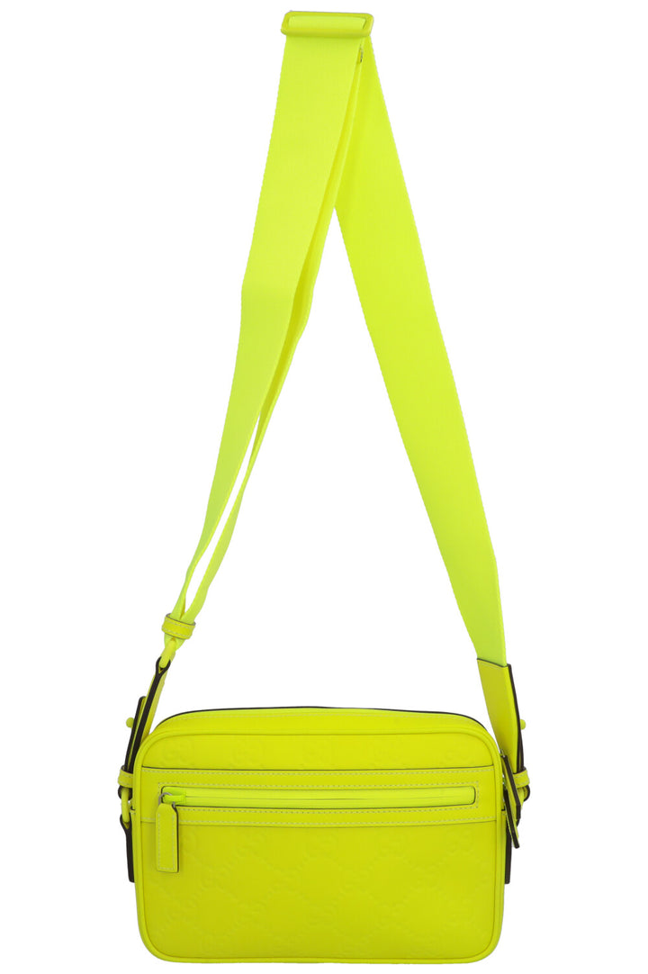 GUCCI Supreme GG Neon Crossbody Bag Yellow