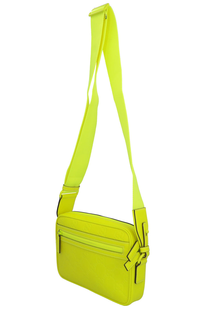 GUCCI Supreme GG Neon Crossbody Bag Yellow