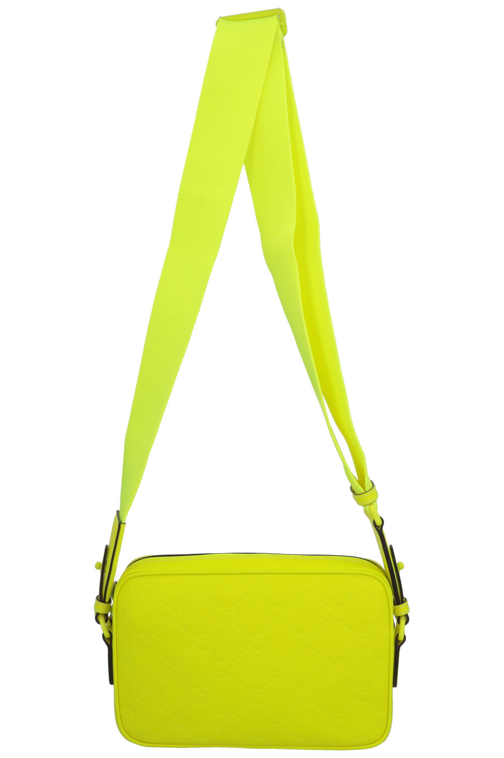 GUCCI Supreme GG Neon Crossbody Bag Yellow