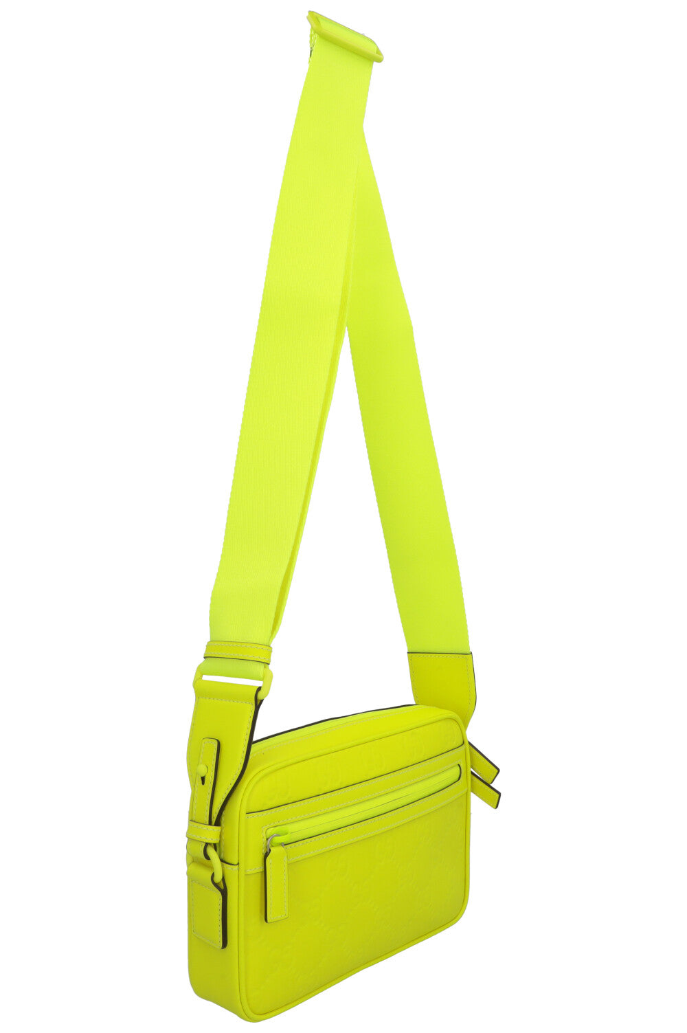 GUCCI Supreme GG Neon Crossbody Bag Yellow