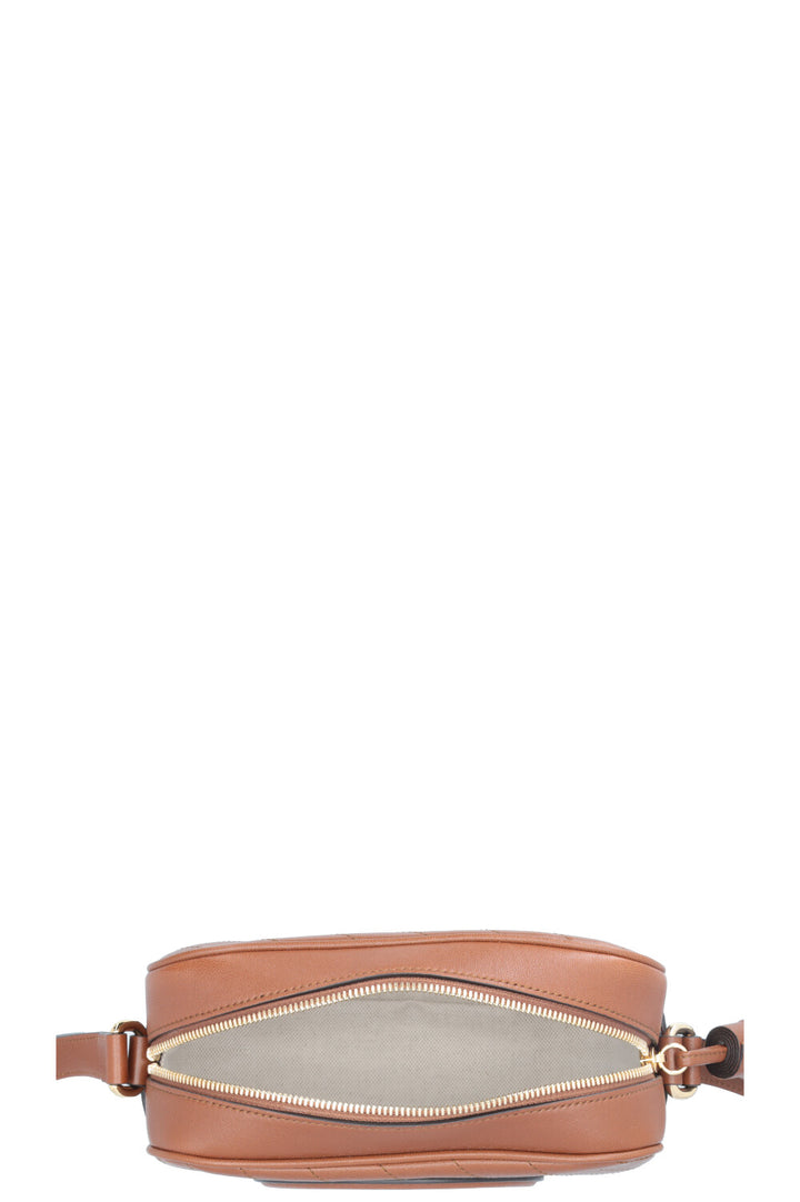 GUCCI Blondie Crossbody Bag Leather Brown