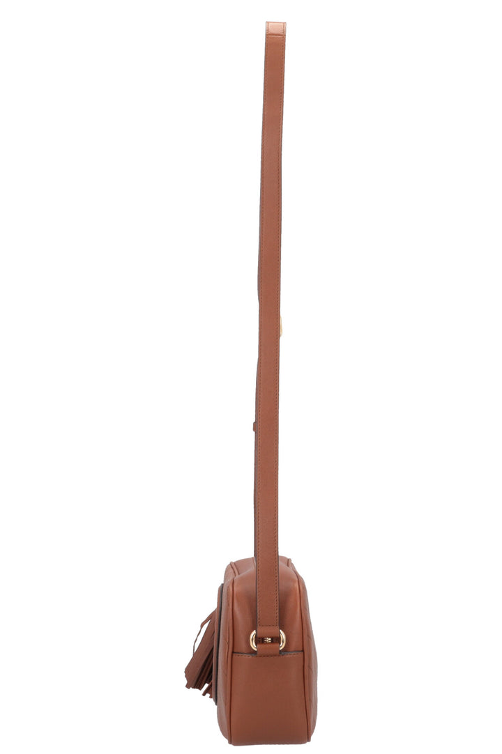 GUCCI Blondie Crossbody Bag Leather Brown