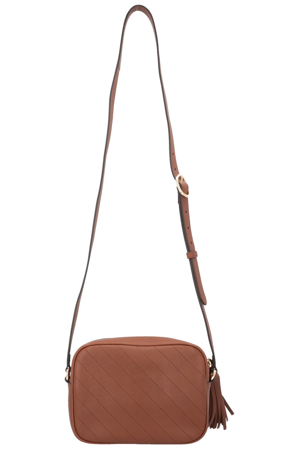 GUCCI Blondie Crossbody Bag Leather Brown