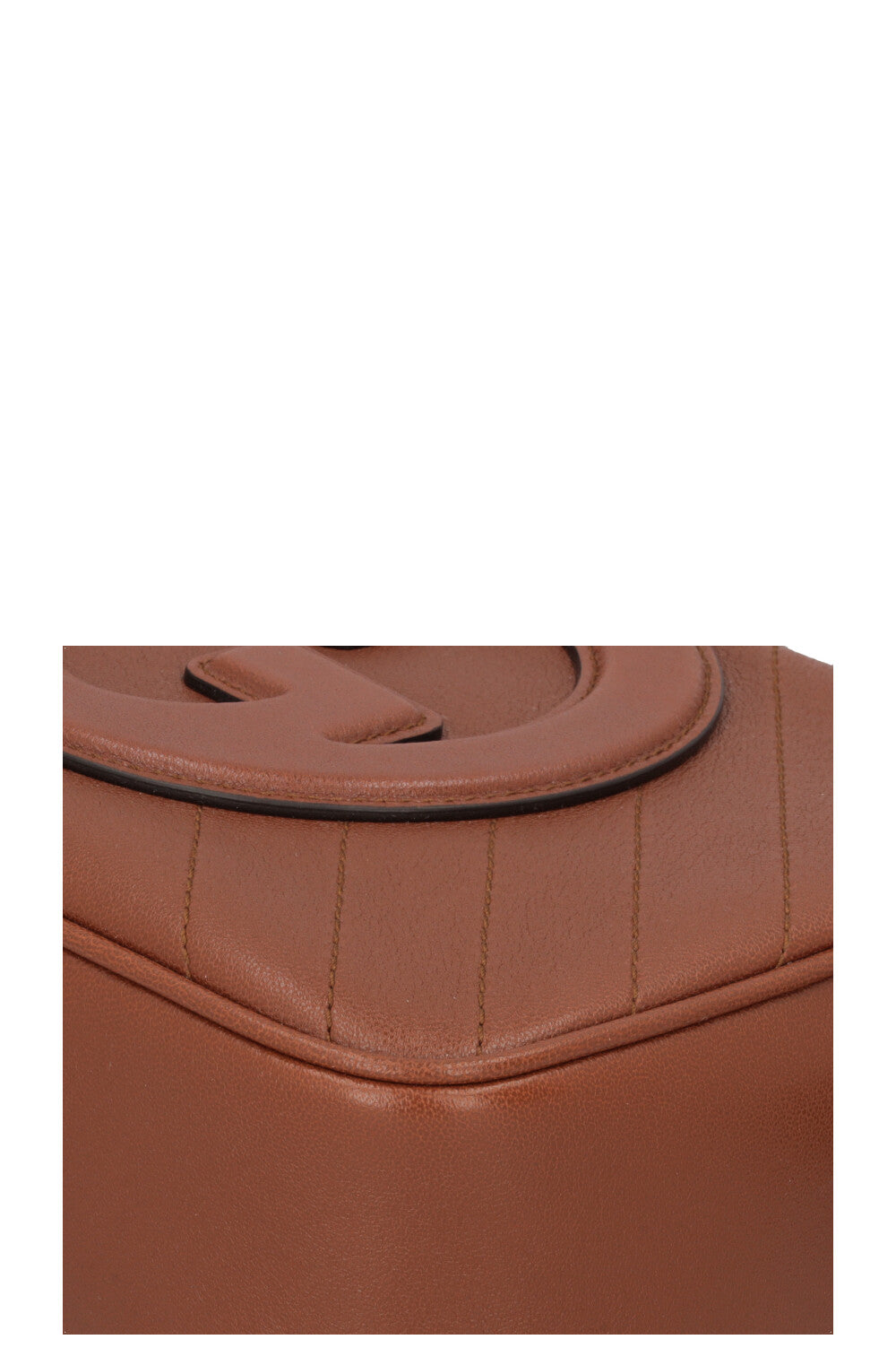 GUCCI Blondie Crossbody Bag Leather Brown