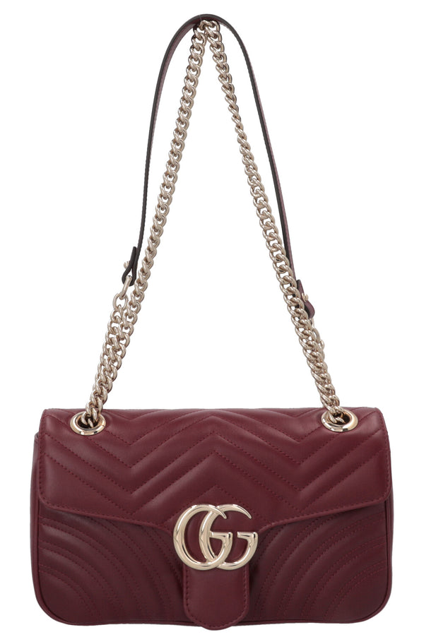 Sac bandoulière GUCCI Marmont moyen rouge ancre
