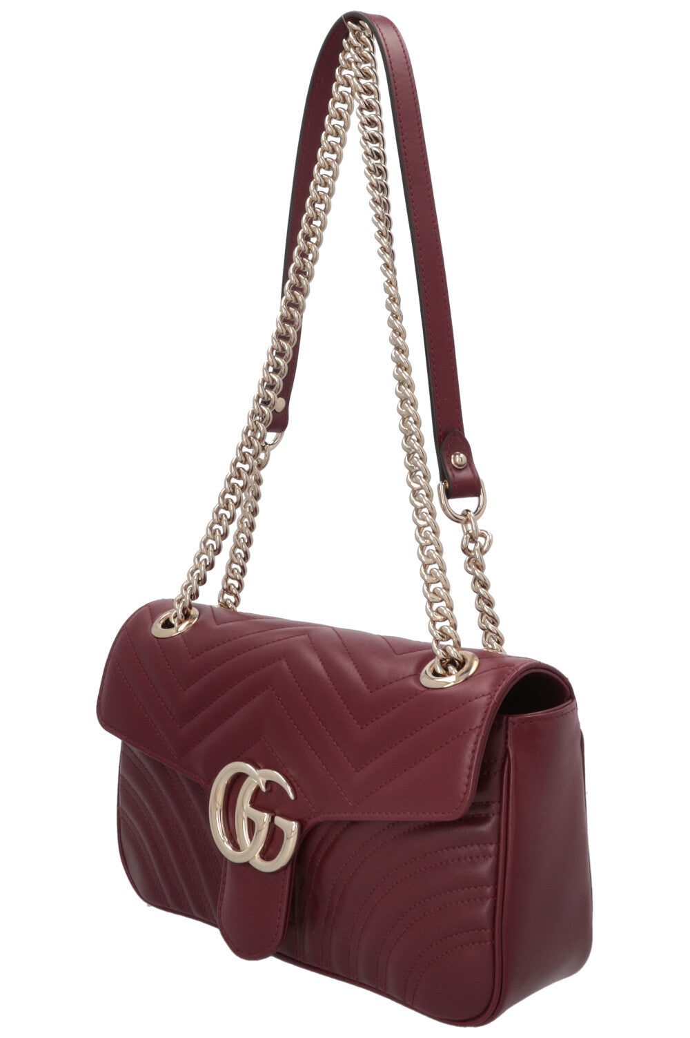GUCCI Medium Marmont Crossbody Bag Ancora Red