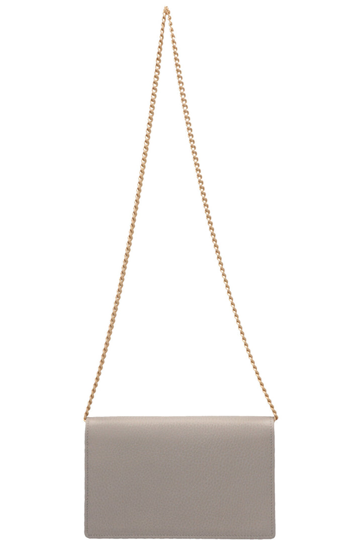 GUCCI Portefeuille chaîne Marmont gris rosé