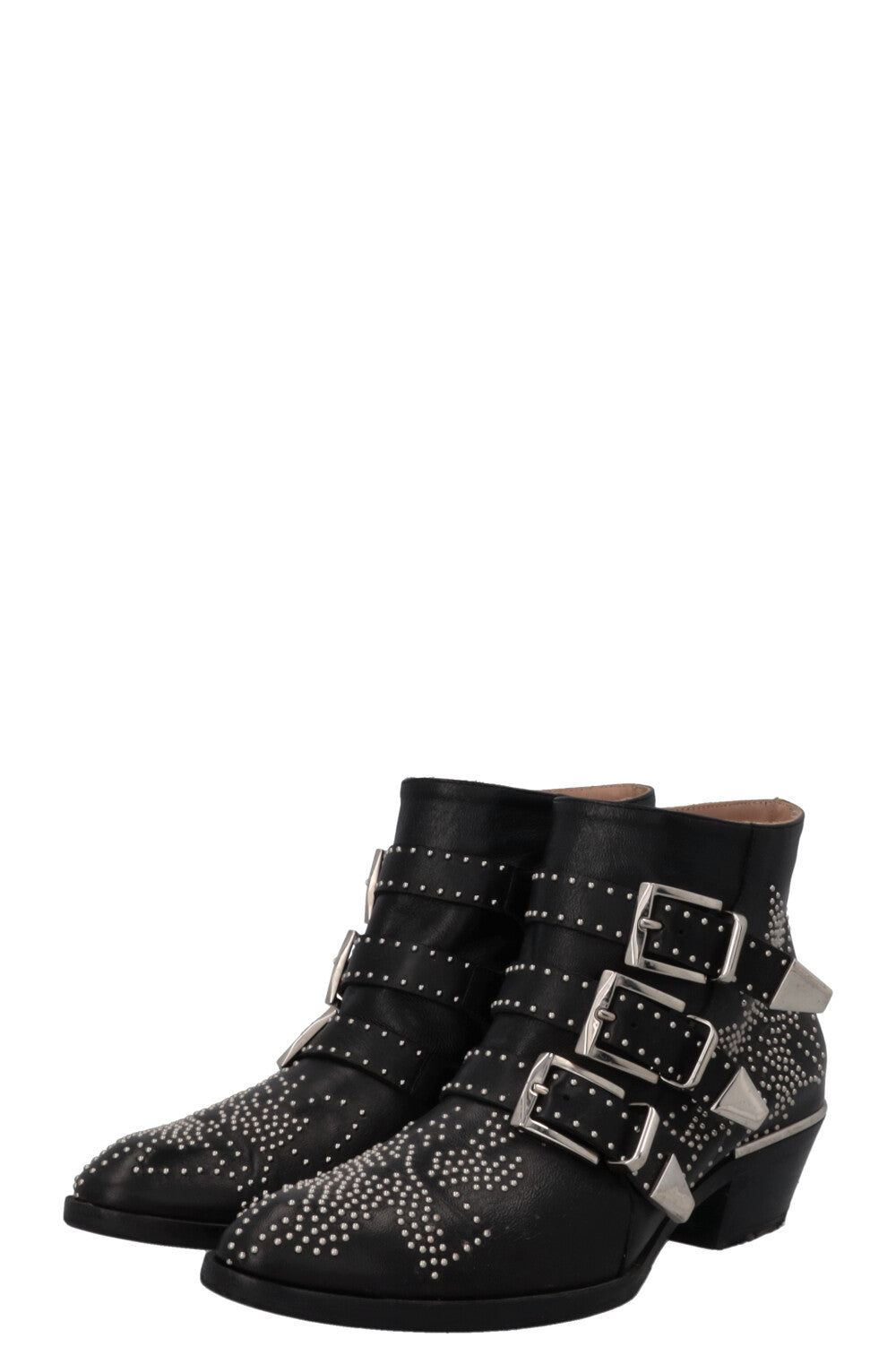 CHLOÉ Susanna Boots Black Silver