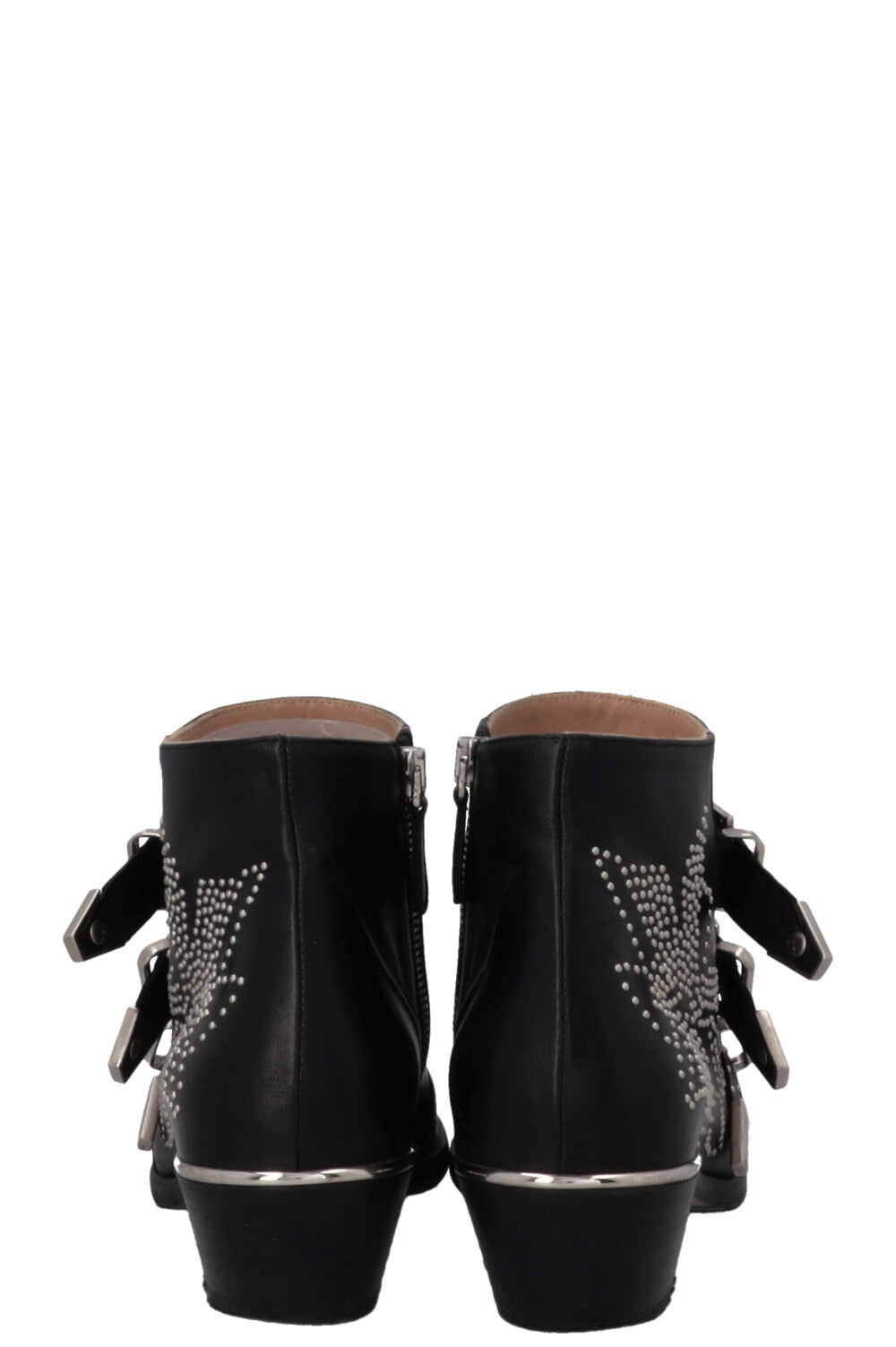 CHLOÉ Susanna Boots Black Silver