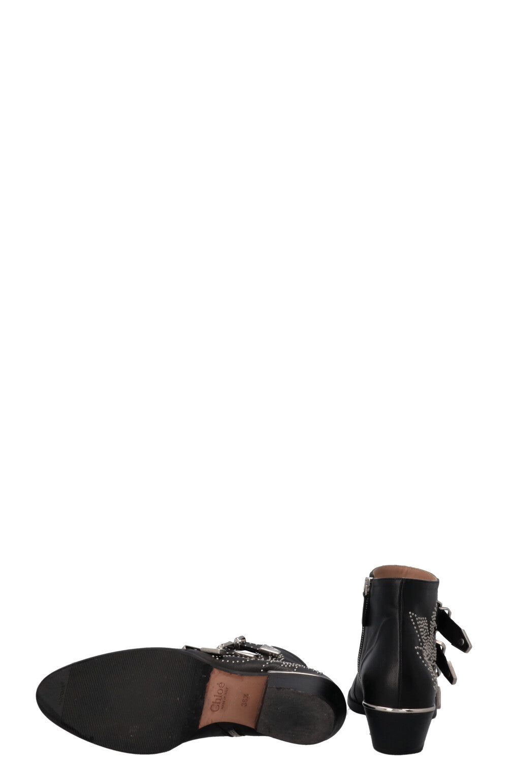 CHLOÉ Susanna Boots Black Silver