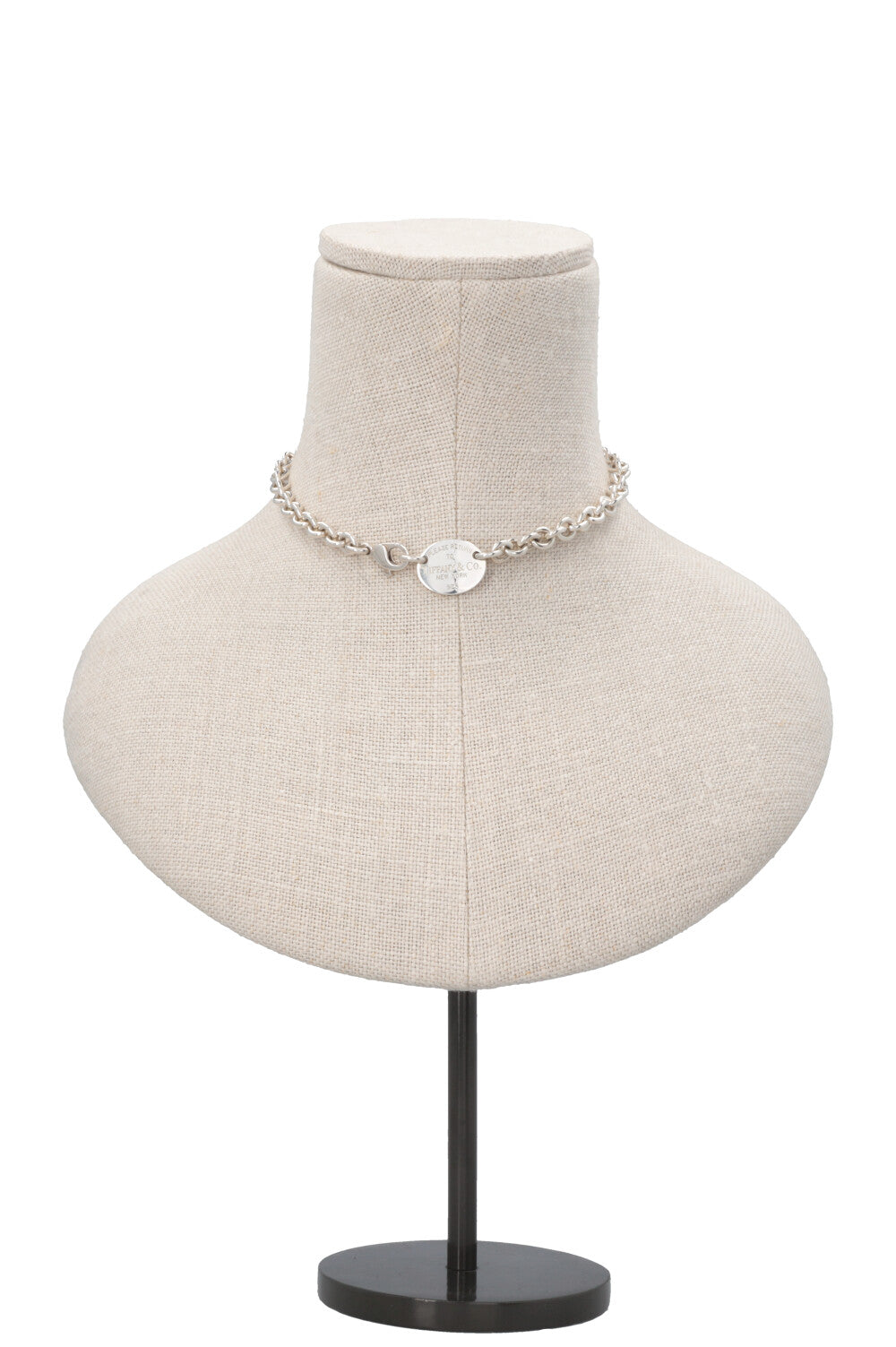 TIFFANY&CO. Return to Tiffany Oval Necklace Silver