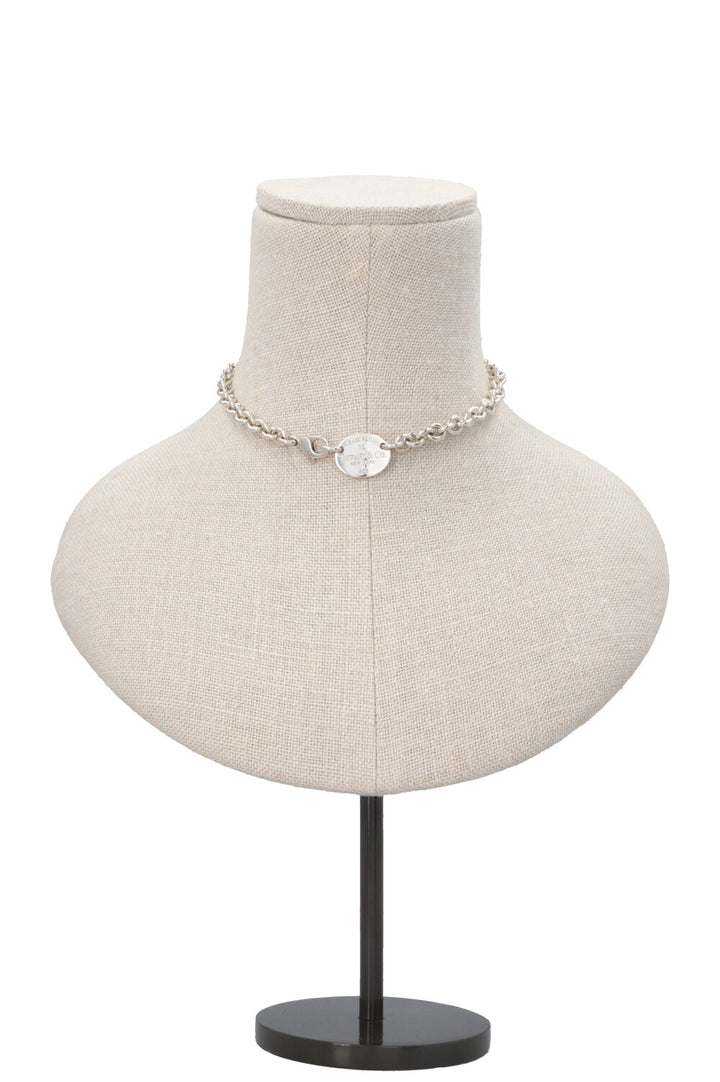 TIFFANY&CO. Return to Tiffany Oval Necklace Silver