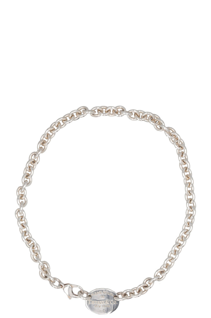 TIFFANY&CO. Return to Tiffany Oval Necklace Silver