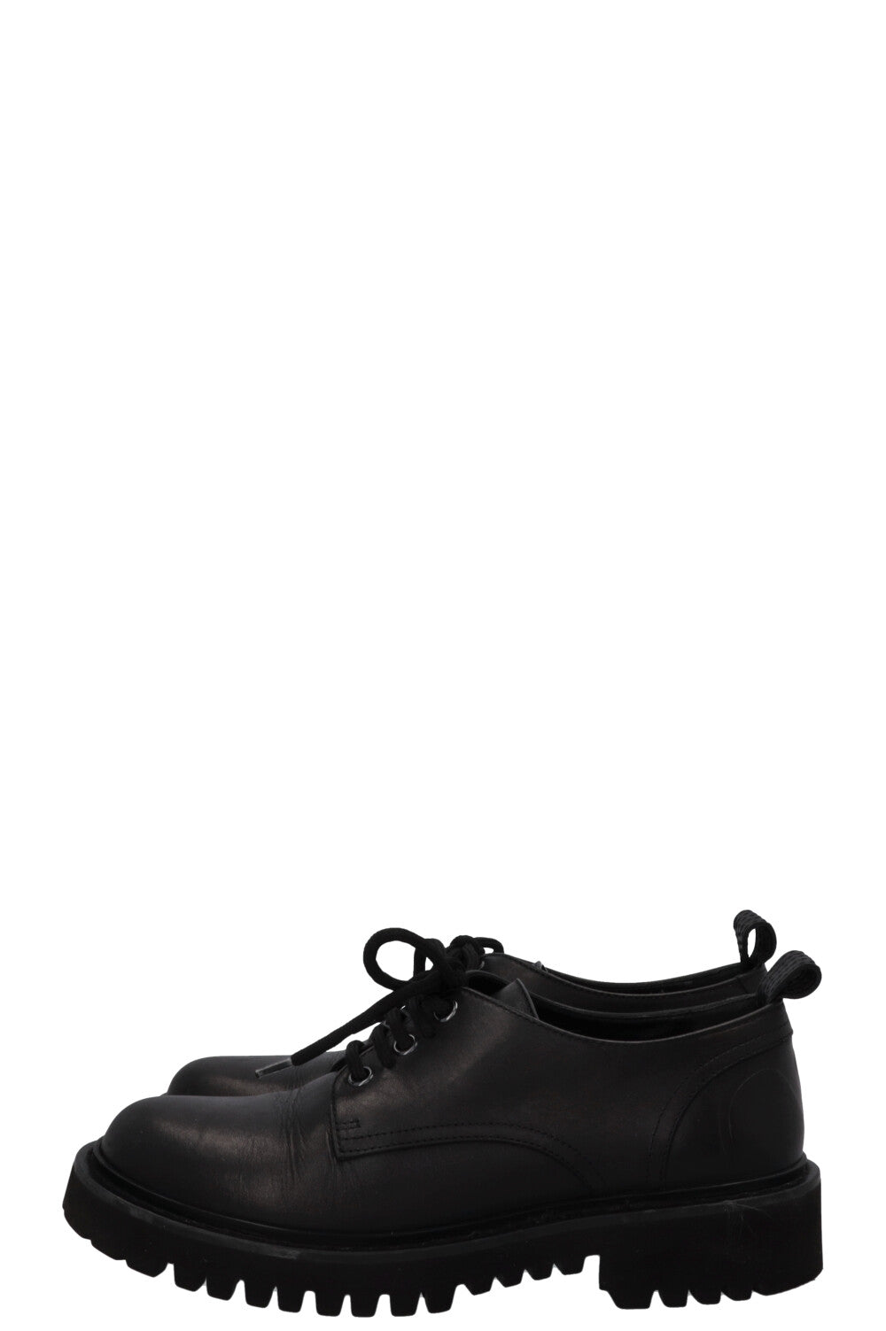 VALENTINO Lace Up Loafers Black