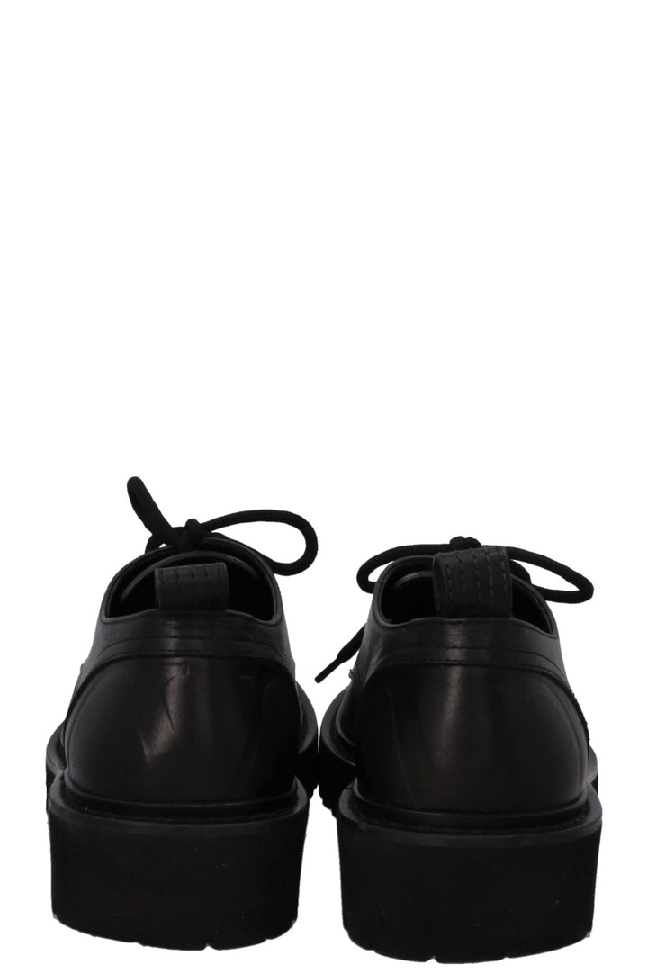 VALENTINO Lace Up Loafers Black