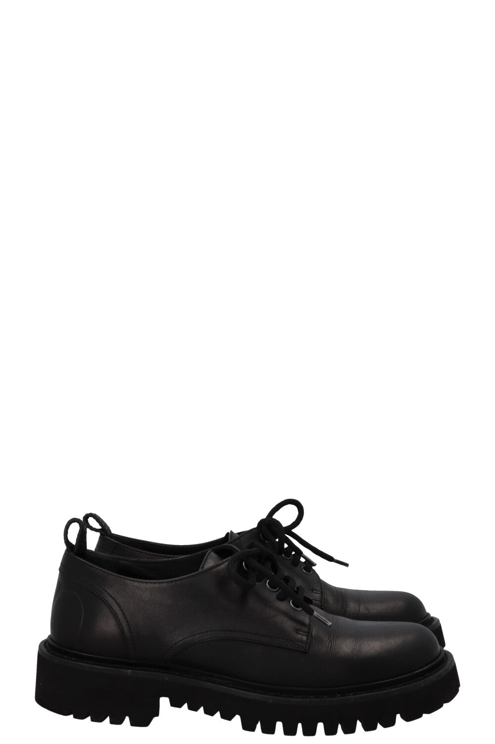 VALENTINO Lace Up Loafers Black