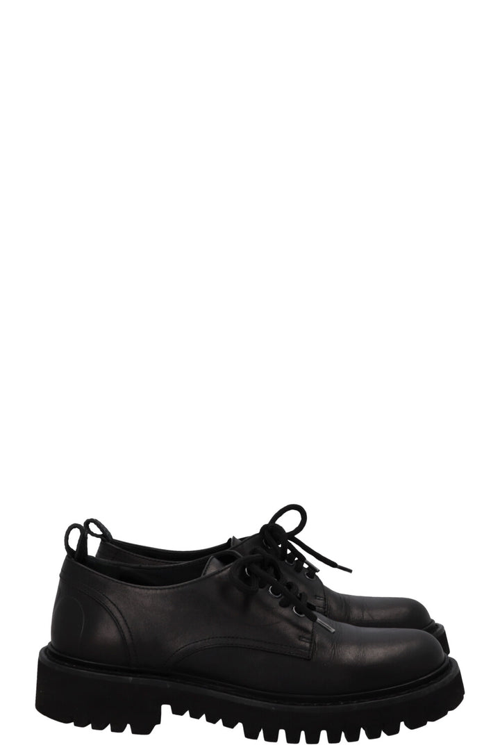 VALENTINO Lace Up Loafers Black