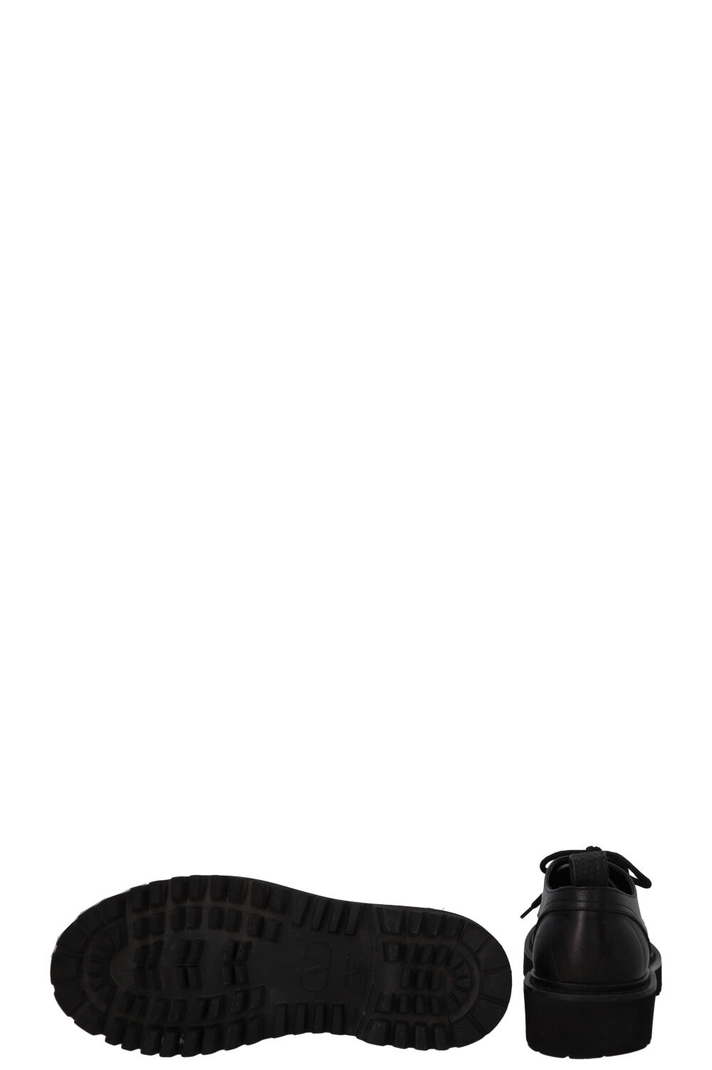 VALENTINO Lace Up Loafers Black